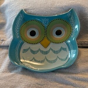 Colorful Owl Shaped Plate